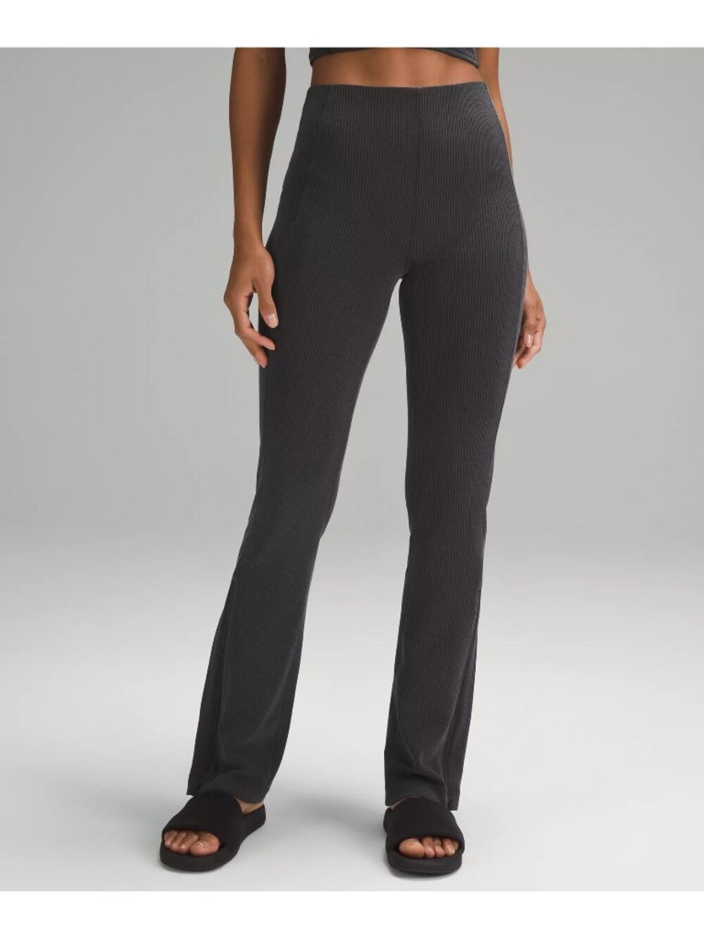 V-25. Lululemon Ribbed Softstreme Zip-Leg Pant